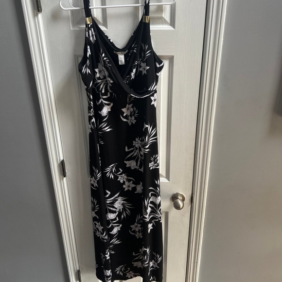 White House Black Market Dresses & Skirts - Black and White Floral Maxi Dress